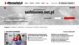 What Sarbinowo.net.pl website looked like in 2019 (4 years ago)