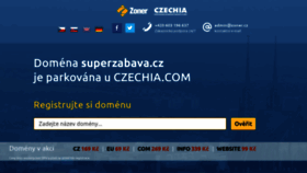 What Superzabava.cz website looked like in 2019 (4 years ago)