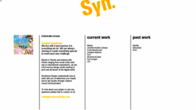 What Syndromedesign.com website looked like in 2019 (4 years ago)