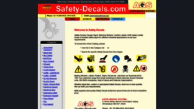 What Safety-decals.com website looked like in 2019 (4 years ago)