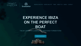 What Smartcharteribiza.com website looked like in 2019 (4 years ago)