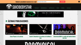 What Suicidebystar.com website looked like in 2019 (4 years ago)