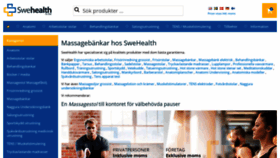 What Swehealth.se website looked like in 2019 (4 years ago)