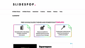 What Slidespop.com website looked like in 2019 (4 years ago)