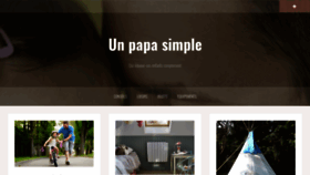 What Simpledad.fr website looked like in 2019 (4 years ago)