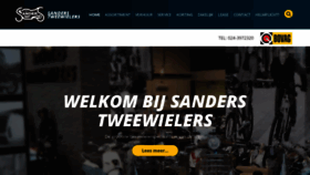 What Sanderstweewielers.nl website looked like in 2019 (4 years ago)