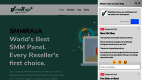 What Smmraja.com website looked like in 2019 (4 years ago)