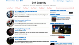 What Selfsagacity.com website looked like in 2019 (4 years ago)