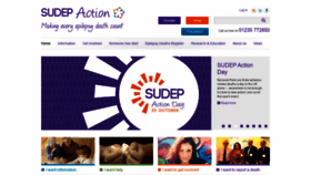 What Sudep.org website looked like in 2019 (4 years ago)