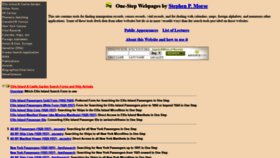 What Stevenmorse.org website looked like in 2019 (5 years ago)