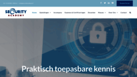 What Securityacademy.nl website looked like in 2019 (5 years ago)