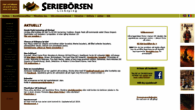 What Serieborsen.se website looked like in 2019 (4 years ago)