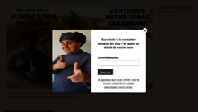 What Sergiorecetas.com website looked like in 2019 (4 years ago)