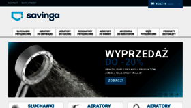 What Savinga.pl website looked like in 2019 (4 years ago)