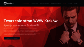 What Studioncti.pl website looked like in 2019 (4 years ago)