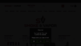 What Smokeandvapor.com website looked like in 2019 (4 years ago)