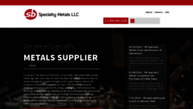 What Sb-specialty-metals.com website looked like in 2019 (4 years ago)