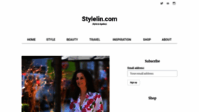 What Stylelin.com website looked like in 2019 (4 years ago)