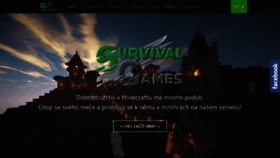 What Survival-games.cz website looked like in 2019 (4 years ago)