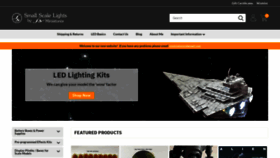 What Smallscalelights.co.uk website looked like in 2019 (4 years ago)