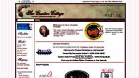What Sewcreativecottage.com website looked like in 2019 (4 years ago)