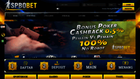 What Spbobet88.com website looked like in 2019 (4 years ago)