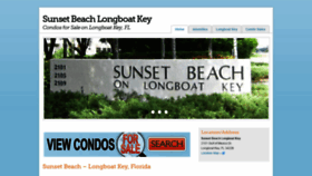 What Sunsetbeachlongboatkey.com website looked like in 2019 (4 years ago)