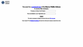What Search.ebscohost.com.ezproxy.denverlibrary.org website looked like in 2019 (4 years ago)