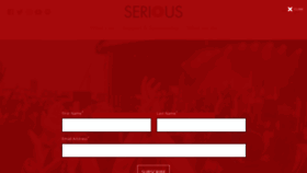 What Serious.org.uk website looked like in 2019 (4 years ago)