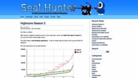 What Sealhunter.se website looked like in 2019 (4 years ago)