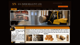 What Snpapermills.com website looked like in 2019 (4 years ago)