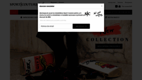 What Sportcouture.ro website looked like in 2019 (6 years ago)