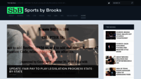 What Sportsbybrooks.com website looked like in 2019 (4 years ago)