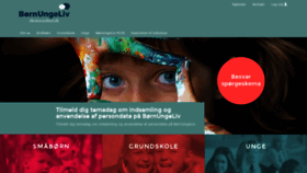 What Skolesundhed.dk website looked like in 2019 (4 years ago)