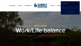 What Surrey-research-park.com website looked like in 2019 (5 years ago)