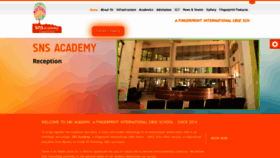 What Snsacademy.org website looked like in 2019 (4 years ago)