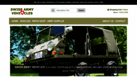 What Swissarmyvehicles.com website looked like in 2019 (4 years ago)