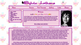 What Sylvialikens.com website looked like in 2019 (4 years ago)