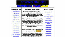 What Sewingonline.co.uk website looked like in 2019 (4 years ago)