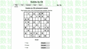 What Sudoku.org.ua website looked like in 2019 (4 years ago)