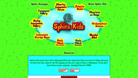 What Sphinxkids.org website looked like in 2019 (4 years ago)
