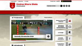 What Starabiala.pl website looked like in 2019 (4 years ago)