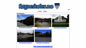 What Sogneskoler.no website looked like in 2019 (5 years ago)