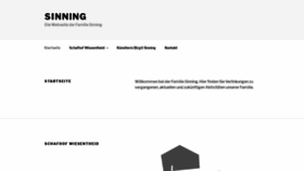 What Sinning.de website looked like in 2019 (4 years ago)