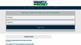 What Smartonmoney.com website looked like in 2019 (4 years ago)