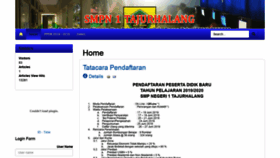 What Smpn1tajurhalang.sch.id website looked like in 2019 (4 years ago)