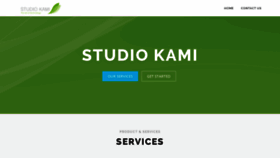 What Studiokami.com website looked like in 2019 (4 years ago)
