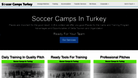 What Soccercampturkey.com website looked like in 2019 (4 years ago)