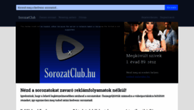 What Sorozatclub.hu website looked like in 2019 (4 years ago)