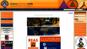 What Sistemaprotezionecivile.it website looked like in 2019 (4 years ago)